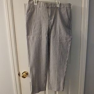 Seersucker Capris